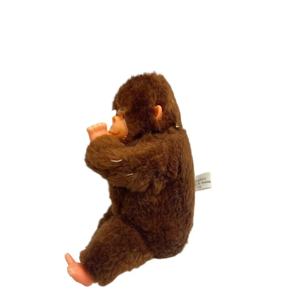 Vintage Gilroy The Gorilla Thumb Sucking Plush Beanie Soft Toy Ape Monkey VGC 5”